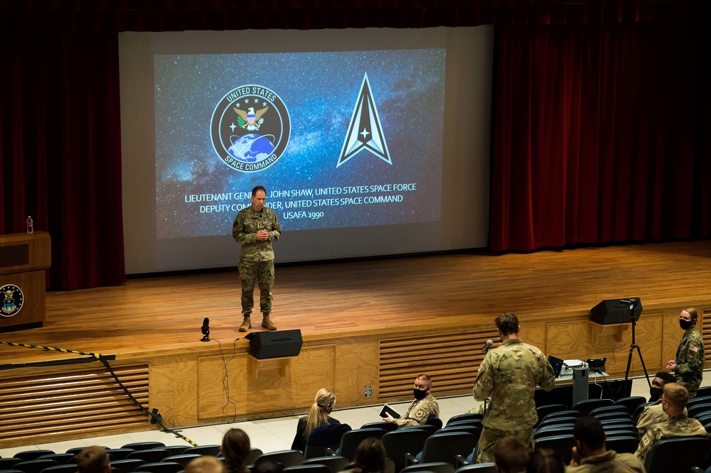 Space Command's deputy commander visits Academy to speak with future Space Force Guardians