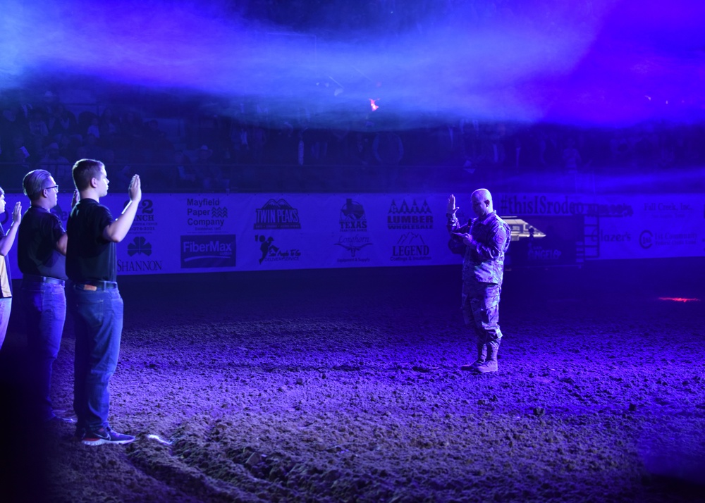 San Angelo rodeo honors military members