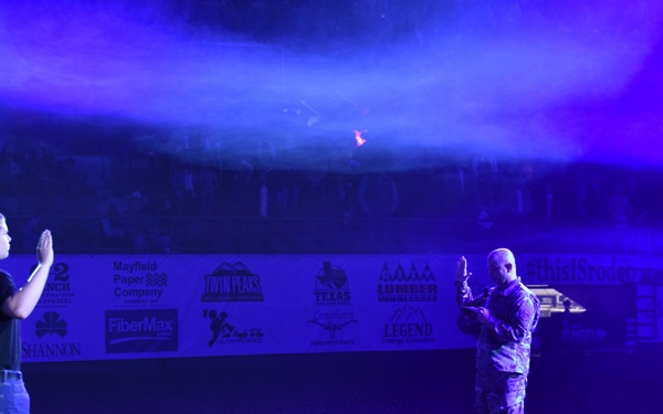 San Angelo rodeo honors military members