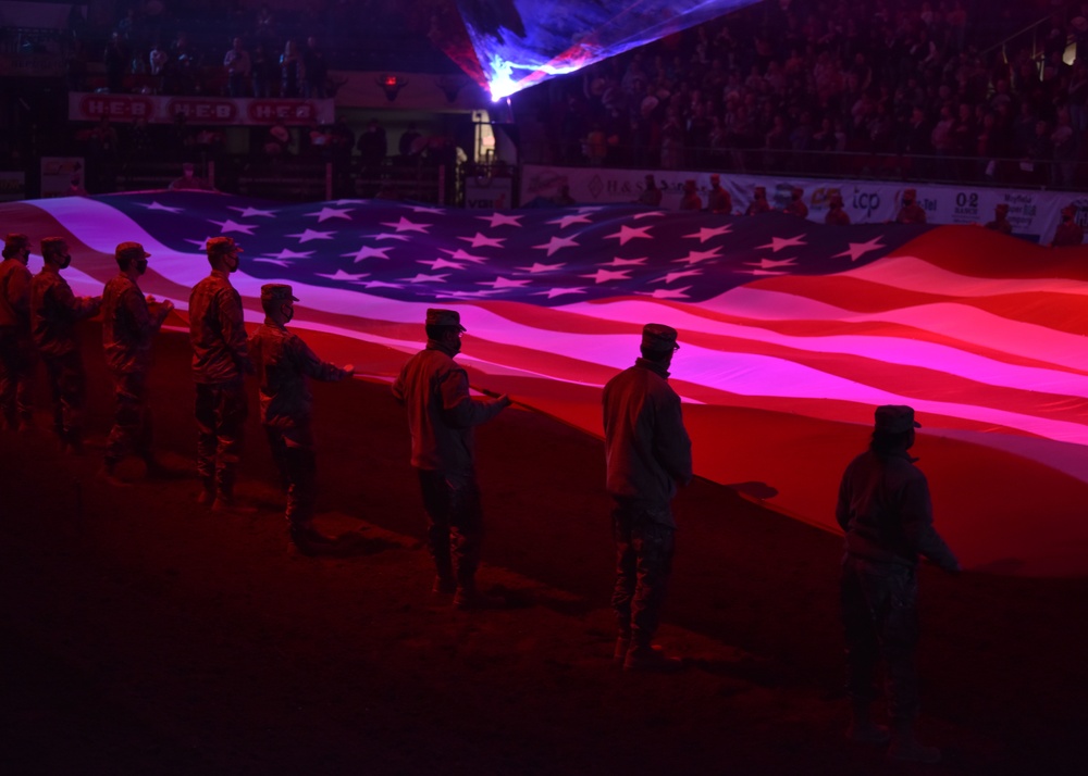 San Angelo rodeo honors military members