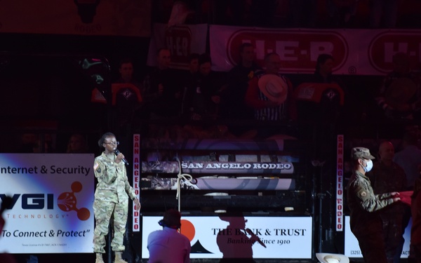 San Angelo rodeo honors military members