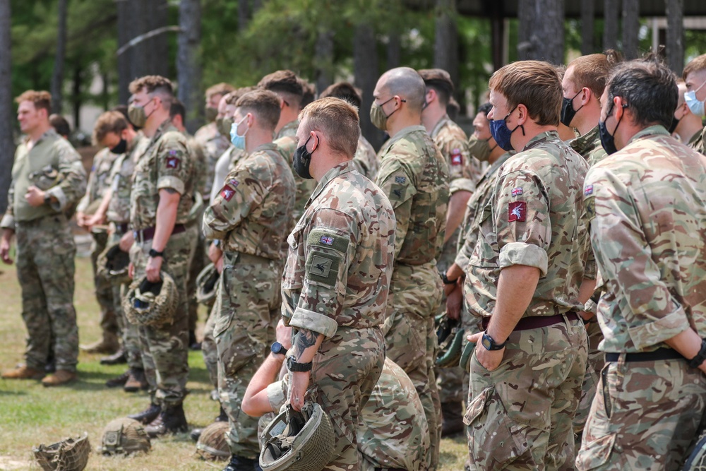 The 82nd’s Panther Brigade trains with the British 16 Air Assault Brigade in preparation for Swift Response 2021