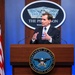 Pentagon Press Secretary John F. Kirby briefs the press