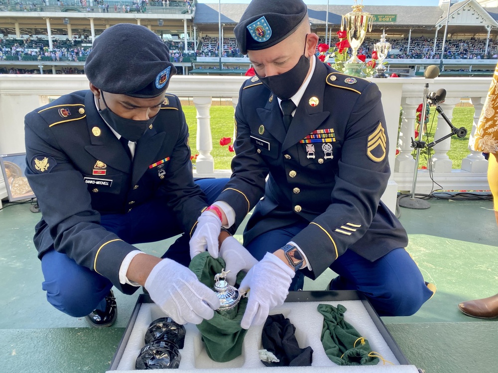 Guardsmen support Derby in reduced capacity