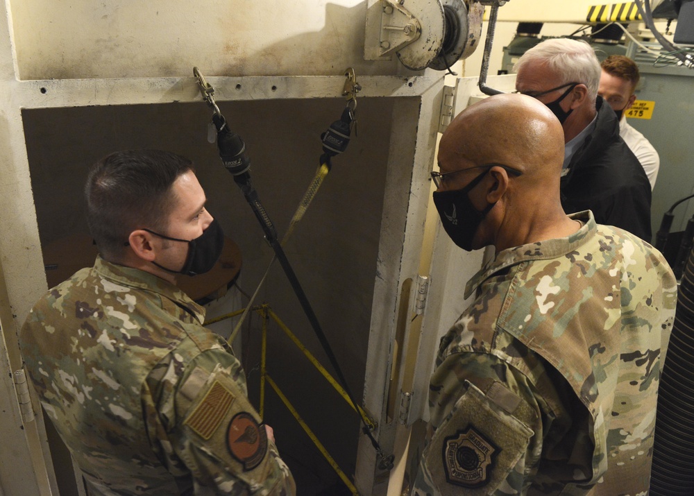 CSAF General Brown visits Minot AFB