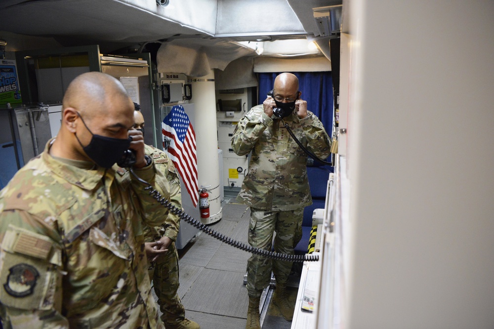 CSAF General Brown visits Minot AFB