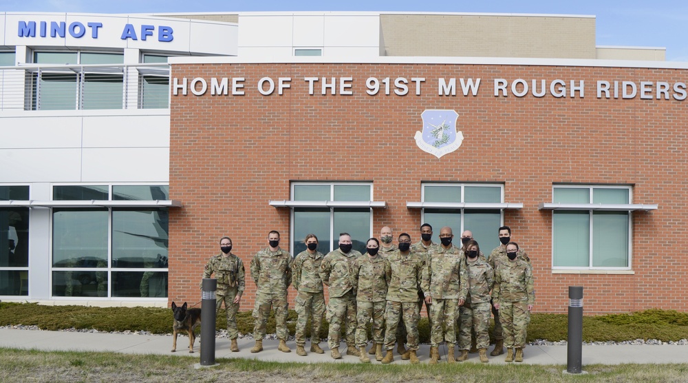 CSAF General Brown visits Minot AFB