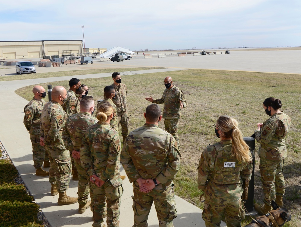 CSAF General Brown visits Minot AFB