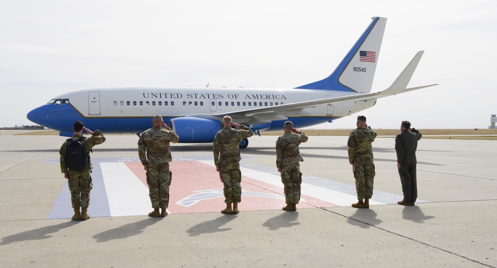 CSAF General Brown visits Minot AFB