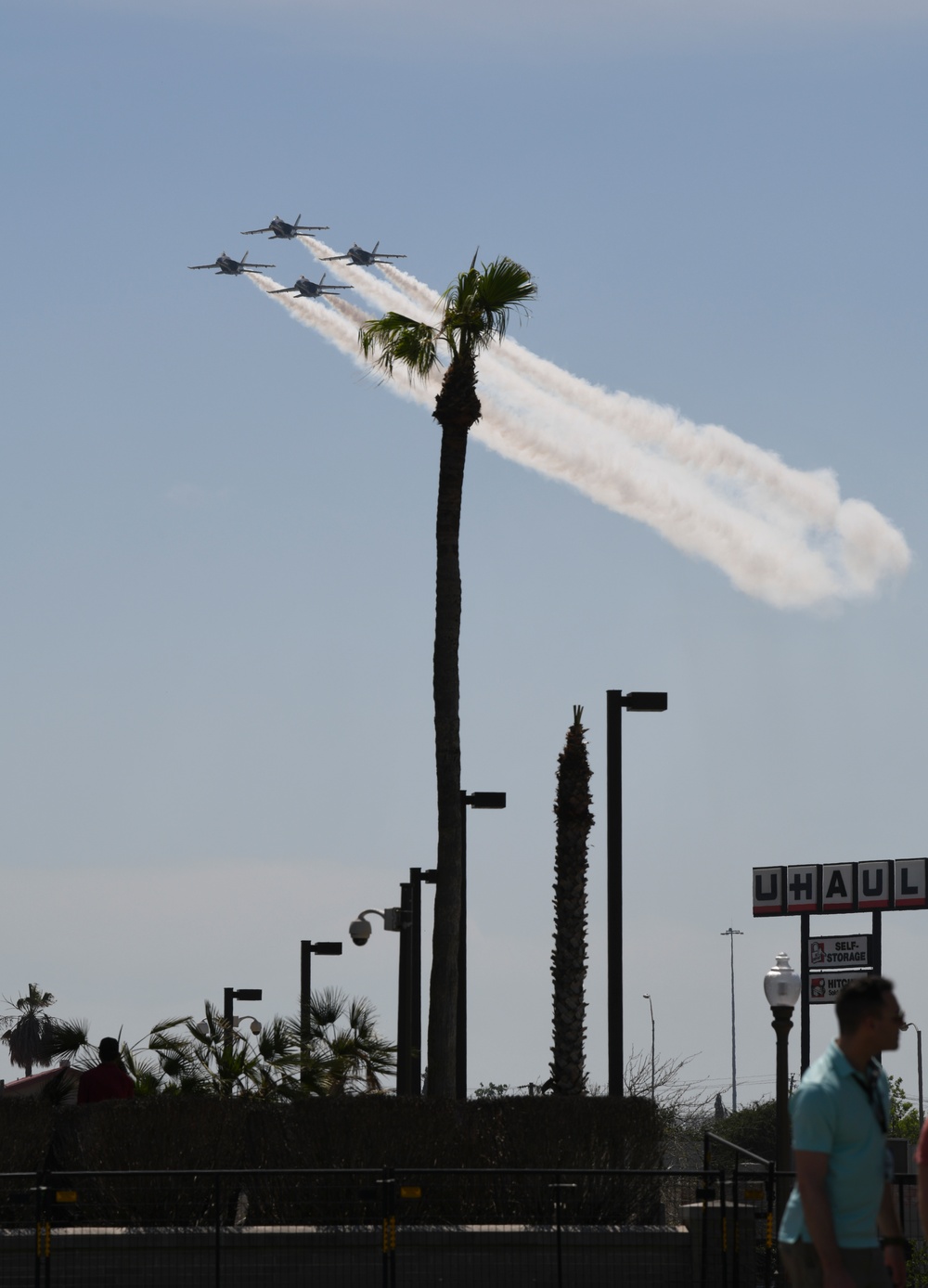 Blue Angels perform during Wings Over South Texas Air Show