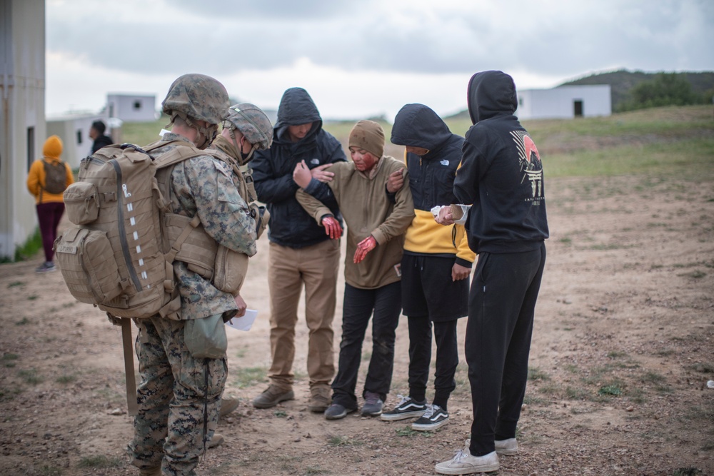 11th MEU Marines conduct forward humanitarian assistance training