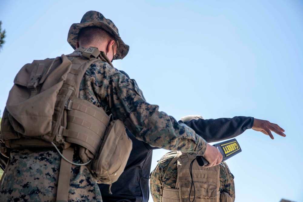 11th MEU Marines Conduct Evacuation Control Center Training Ashore