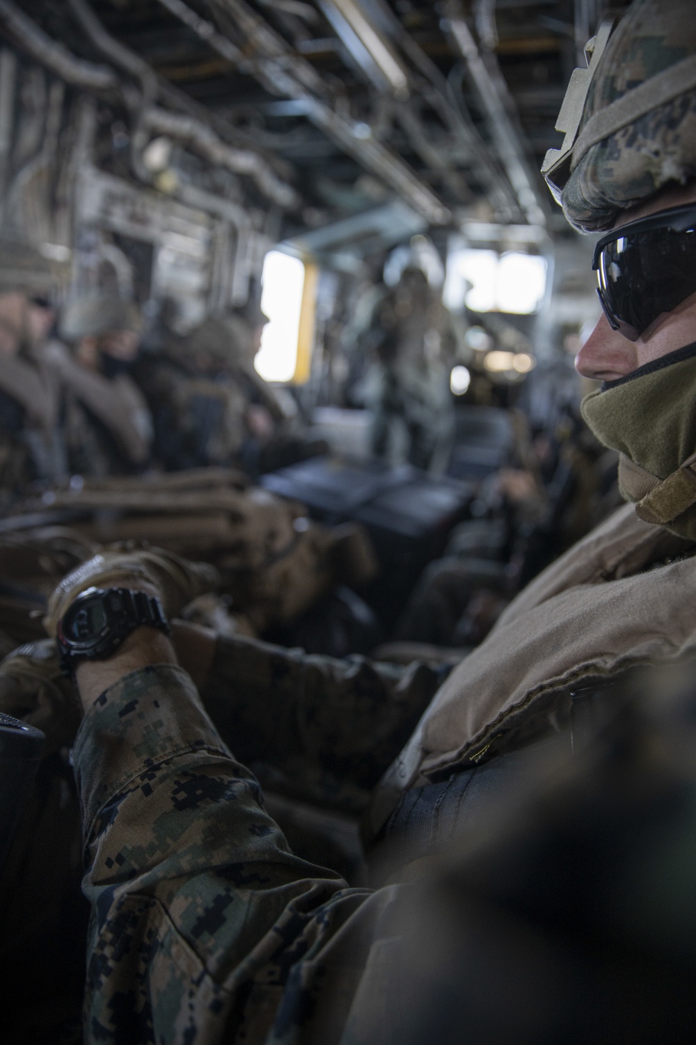 11th MEU Marines Conduct Evacuation Control Center Training Ashore