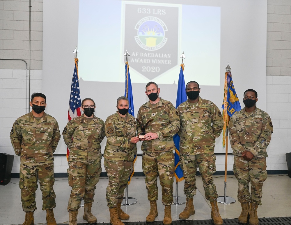 633rd LRS wins AF Logistics Effectiveness Award