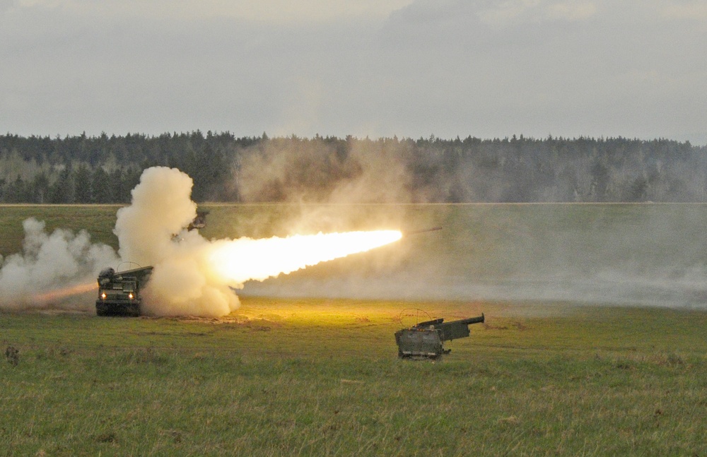 1-77 Falcons first composite rocket battery