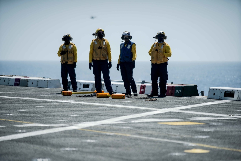 VMM-165 (Rein.) conducts flight ops aboard USS Portland