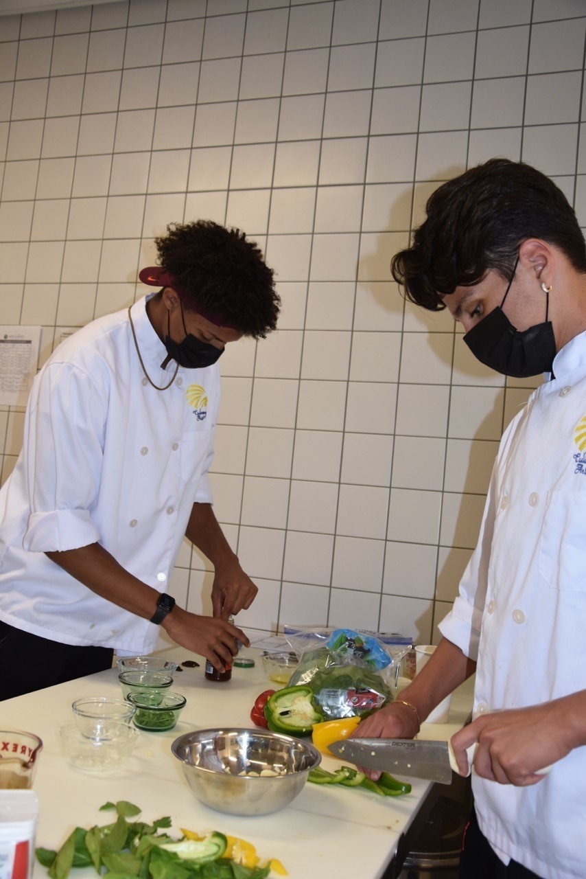 High School seniors take first place in Europe East Culinary Competition