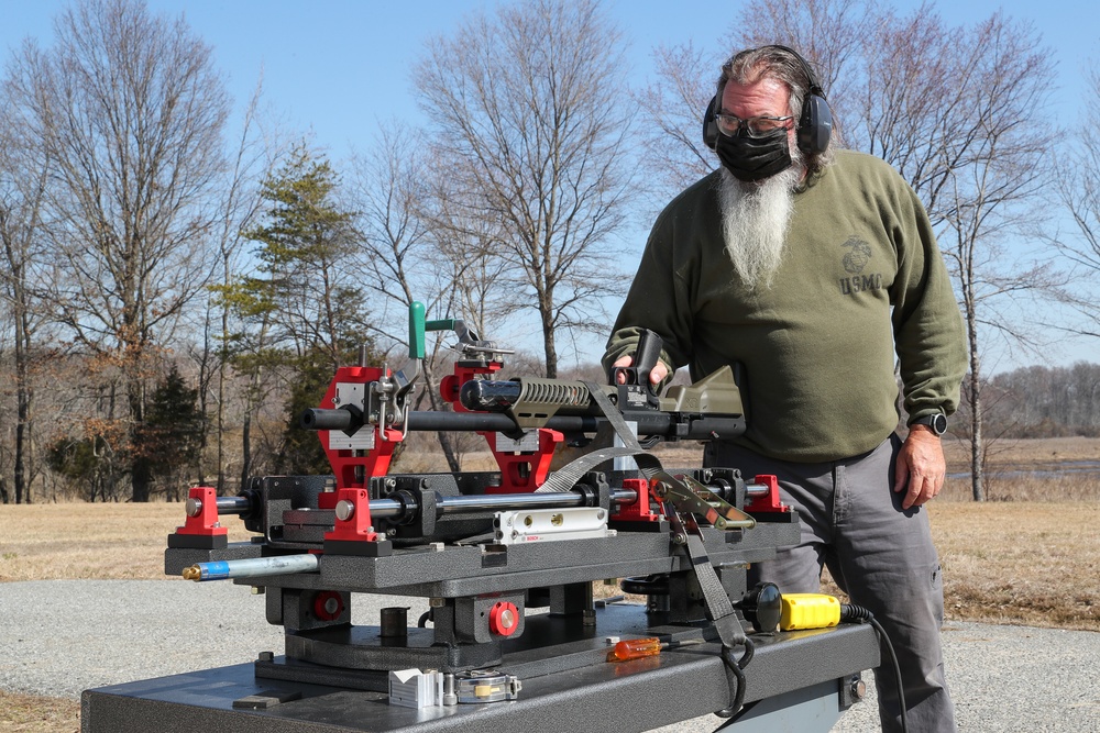 Air Rifle Testing at NSWC IHD