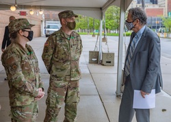 U.S. Senator Sherrod Brown visits Cleveland Community Vaccination Center [Image 1 of 3]