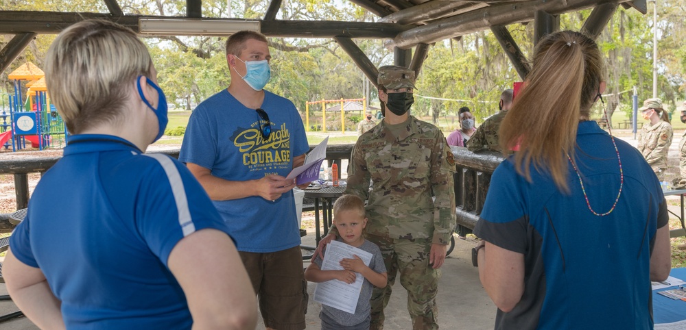 Dragons connect at Keesler Club Day
