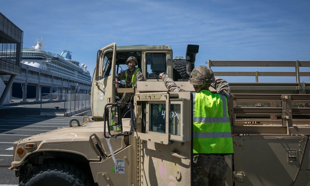British engineers support U.S. in joint seaport operation