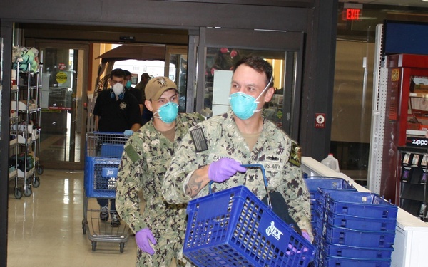 Sailors Shop Safely at NEX Guantanamo Bay