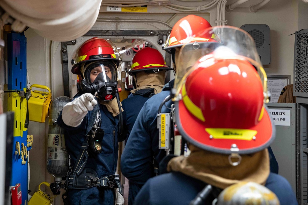 Arlington Sailors conduct general quarters drill