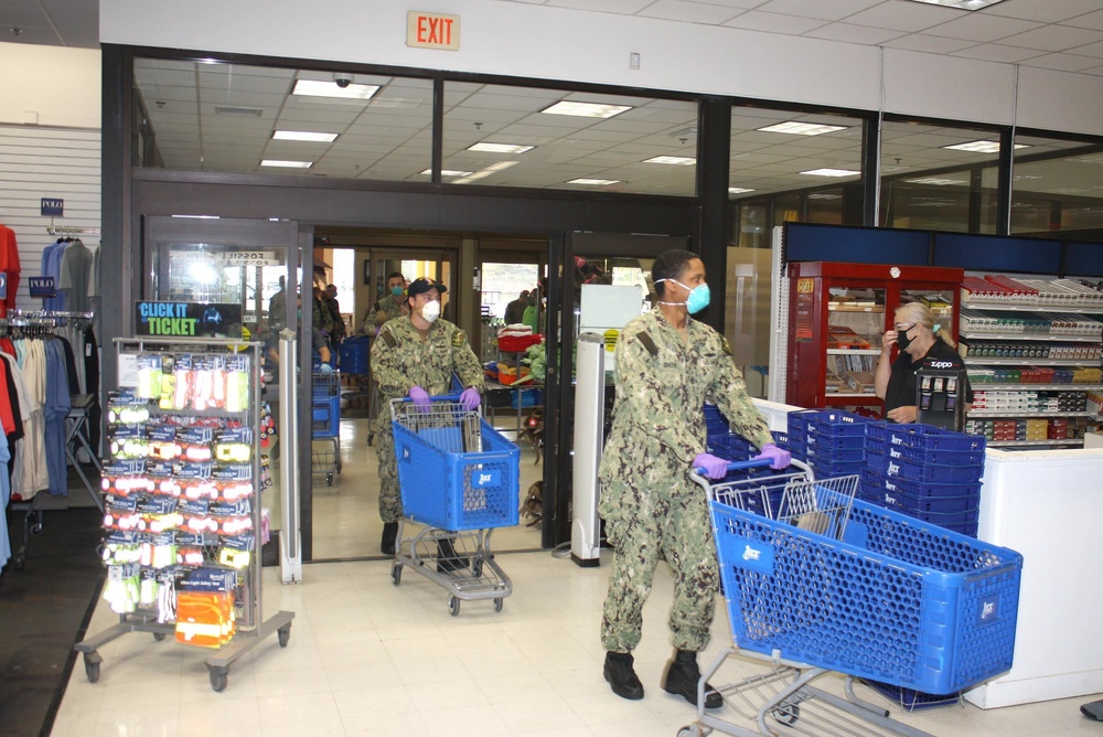Sailors Shop Safely at NEX Guantanamo Bay