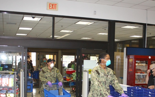 Sailors Shop Safely at NEX Guantanamo Bay