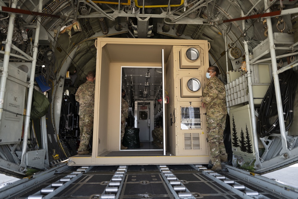 Aeromedical Evacuation trains with NPCL on C-130