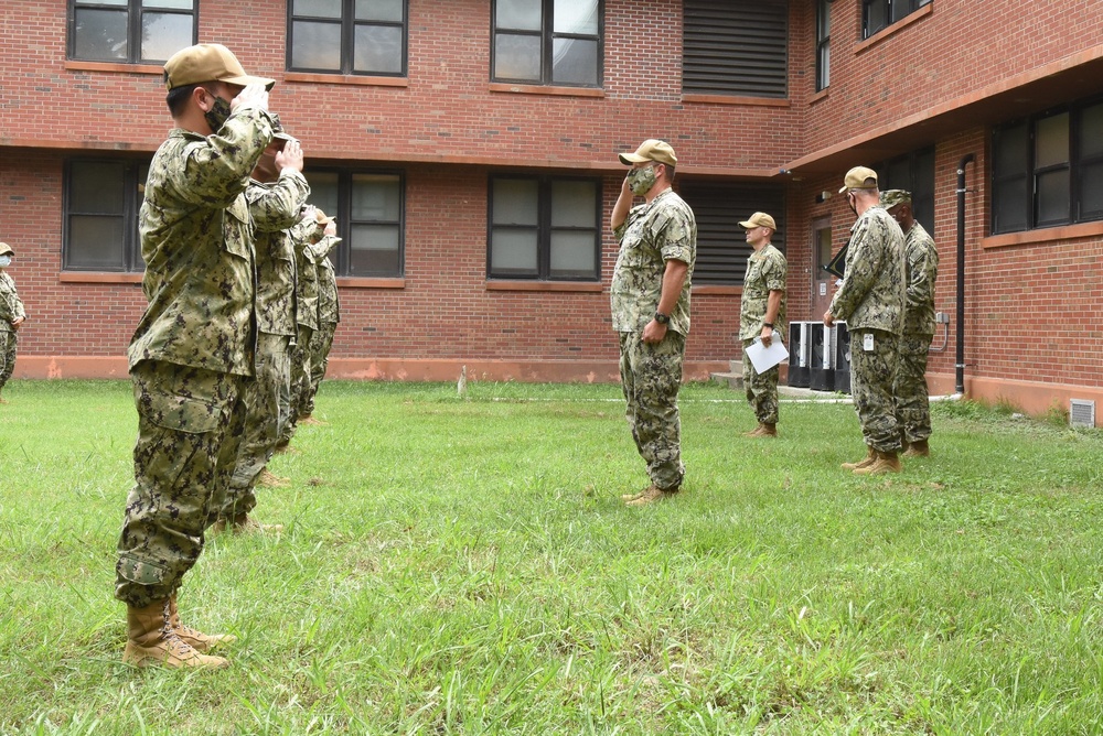 Expeditionary Combat Readiness Center (ECRC) conducts frocking ceremony