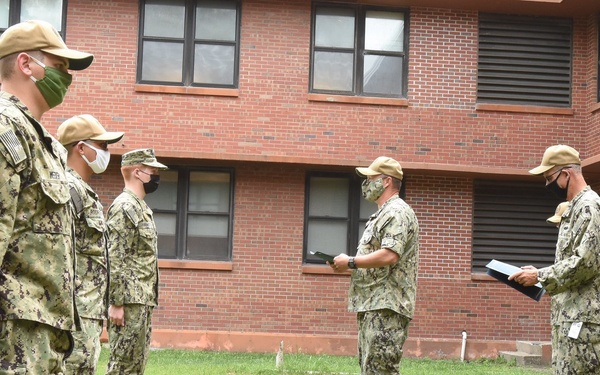 Expeditionary Combat Readiness Center (ECRC) conducts Frocking ceremony