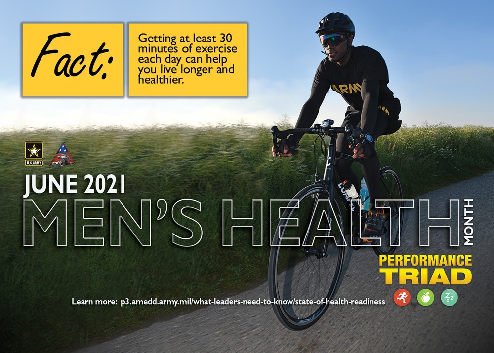 Men's Health Month graphic