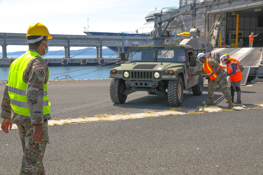 US equipment arrives in Croatia