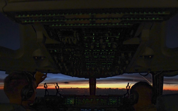437th Airlift Wing conducts channel mission across the Pacific