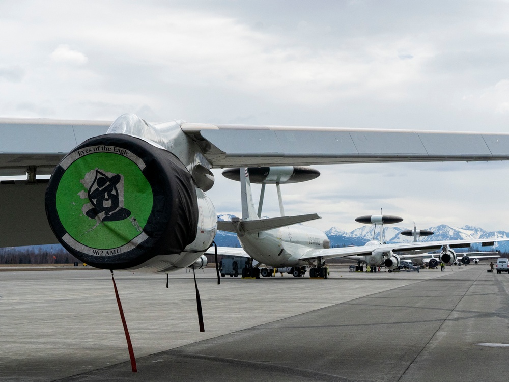 AWACS surveil the skies during NE21