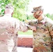 Staff Sgt. Rey Cirino receives the meritorious service medal