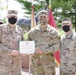 Staff Sgt. Rey Cirino receives the meritorious service medal
