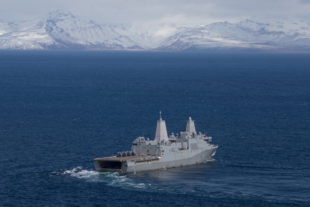 USS Somerset, USS San Diego, 15th MEU arrive in Alaska for Northern Edge 21