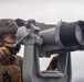 U.S. Marines aboard USS Pearl Harbor provide security during strait transit training