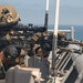 U.S. Marines aboard USS Pearl Harbor provide security during strait transit training