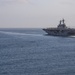 U.S. Marines aboard USS Pearl Harbor provide security during strait transit training