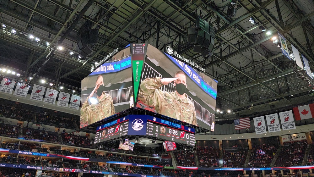 111th OSS member honored at NHL game