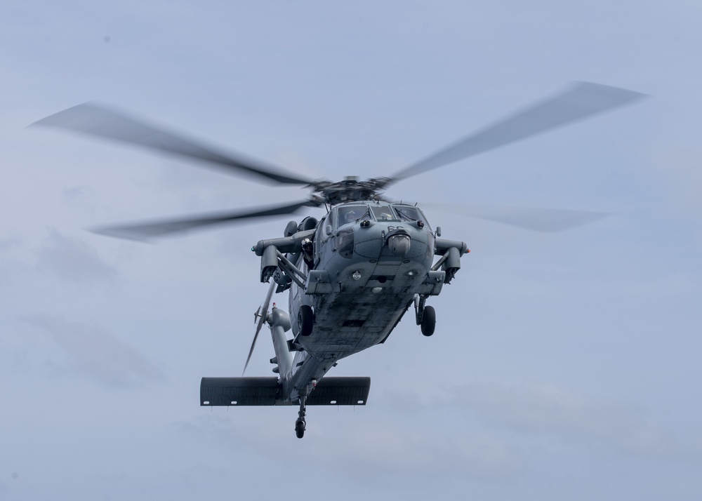 USS Pearl Harbor conducts flight operations