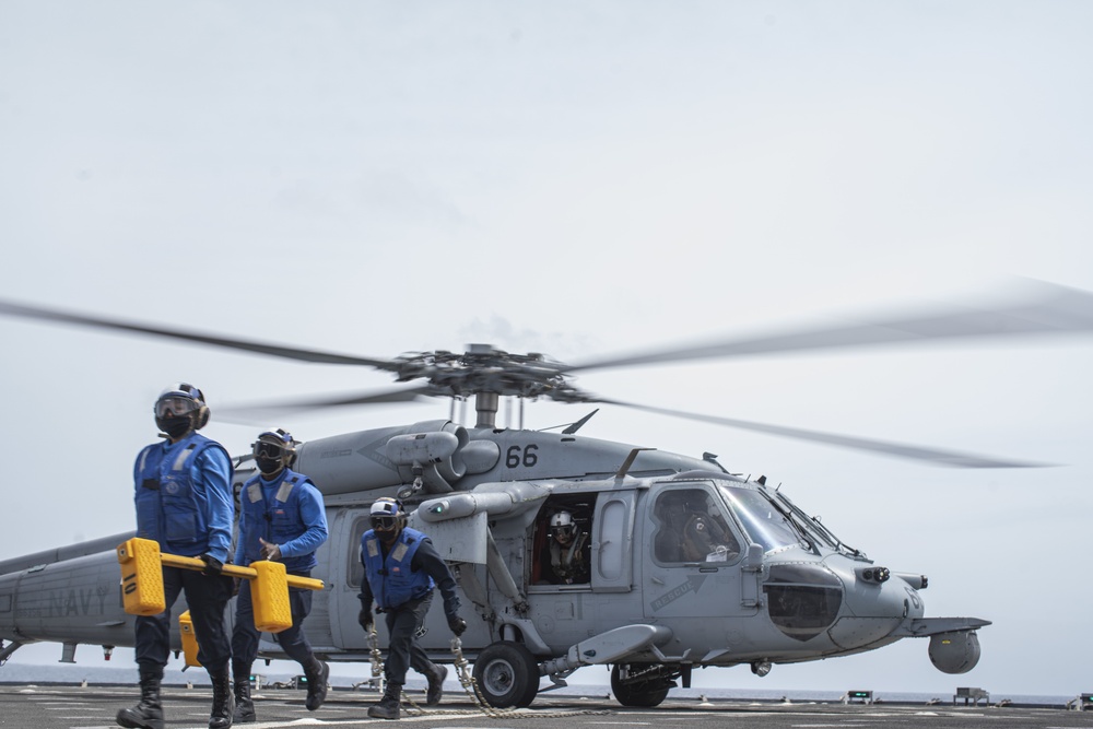 USS Pearl Harbor conducts flight operations