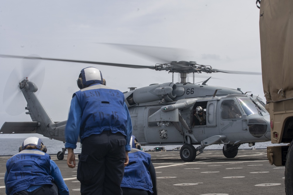 USS Pearl Harbor conducts flight operations