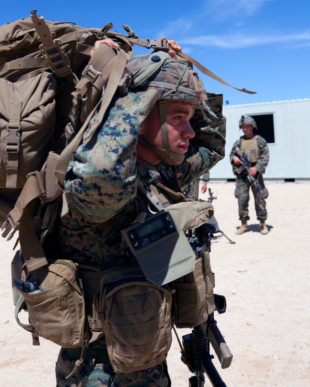 3rd Battalion, 7th Marines Mortarmen during MWX.