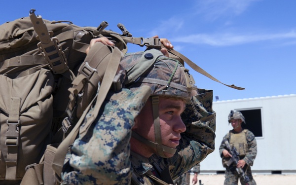 3rd Battalion, 7th Marines Mortarmen during MWX.