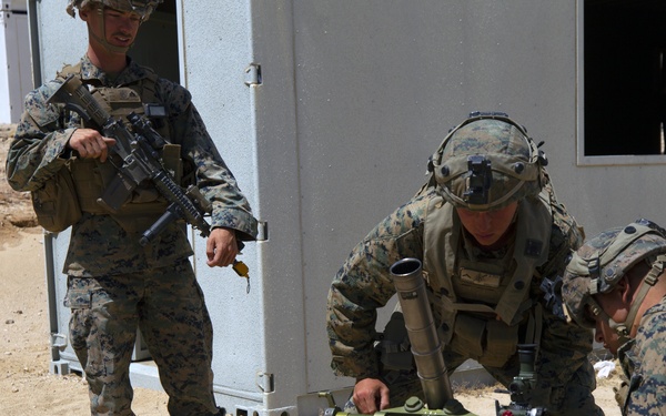 3rd Battalion, 7th Marines Mortarmen during MWX.