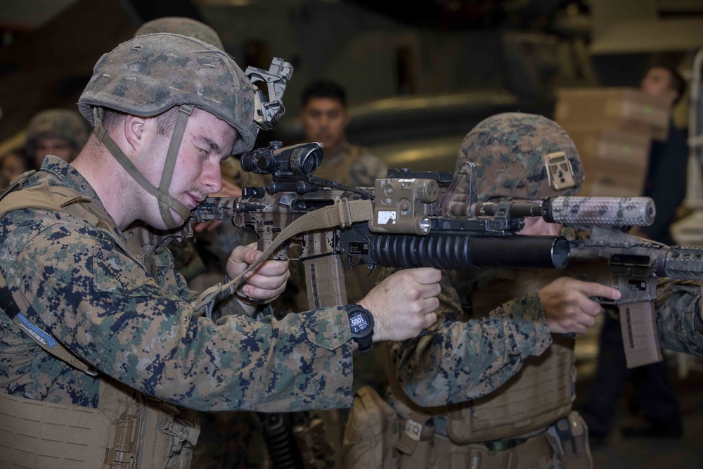 USS Iwo Jima Operates In Atlantic Ocean